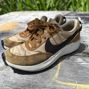 Nike Waffle Debut Womens 7 Sesame Tan DH9523-200 Running Athletic Shoes 750